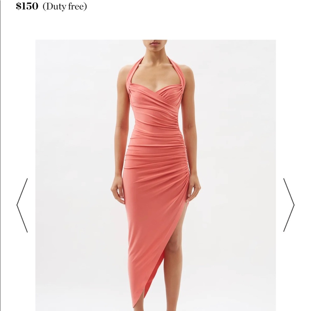 NWT: NORMA KAMALI asymmetric jersey dress - Sz XS